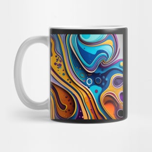 Abstract fluid art Mug